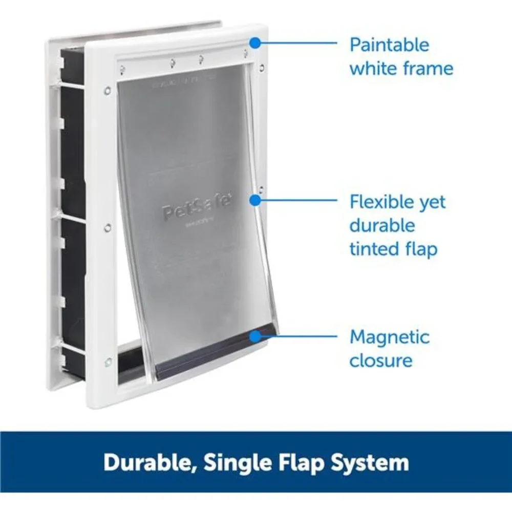 Never Rust Plastic Doggie Door for Install in Interior and Exterior Doors orWall